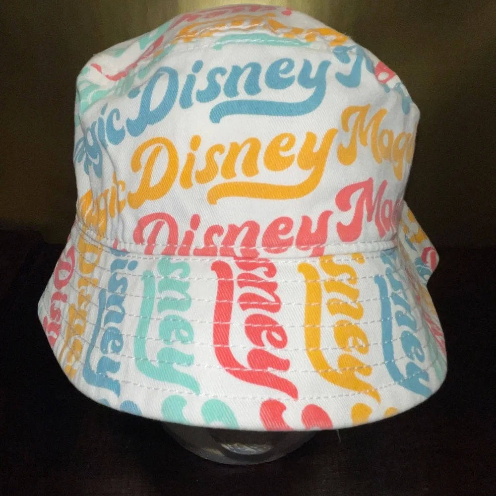 Disney Magic Bucket Hat Retro Throwback Style Disneyland Parks Cotton Hat‎ OSFM